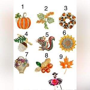 Colorful Brooches - Choose Yours